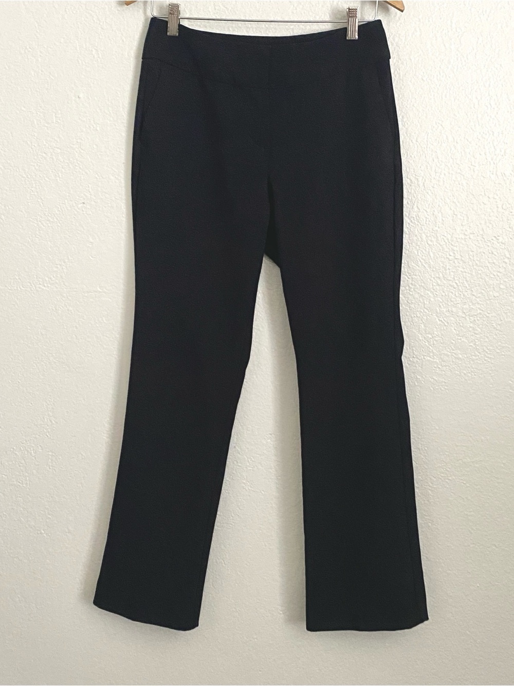 Ann Taylor Factory Pants Women's 4 Petite Black Dress Work Career Office Comfort